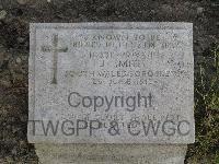 Twelve Tree Copse Cemetery - Smith, J